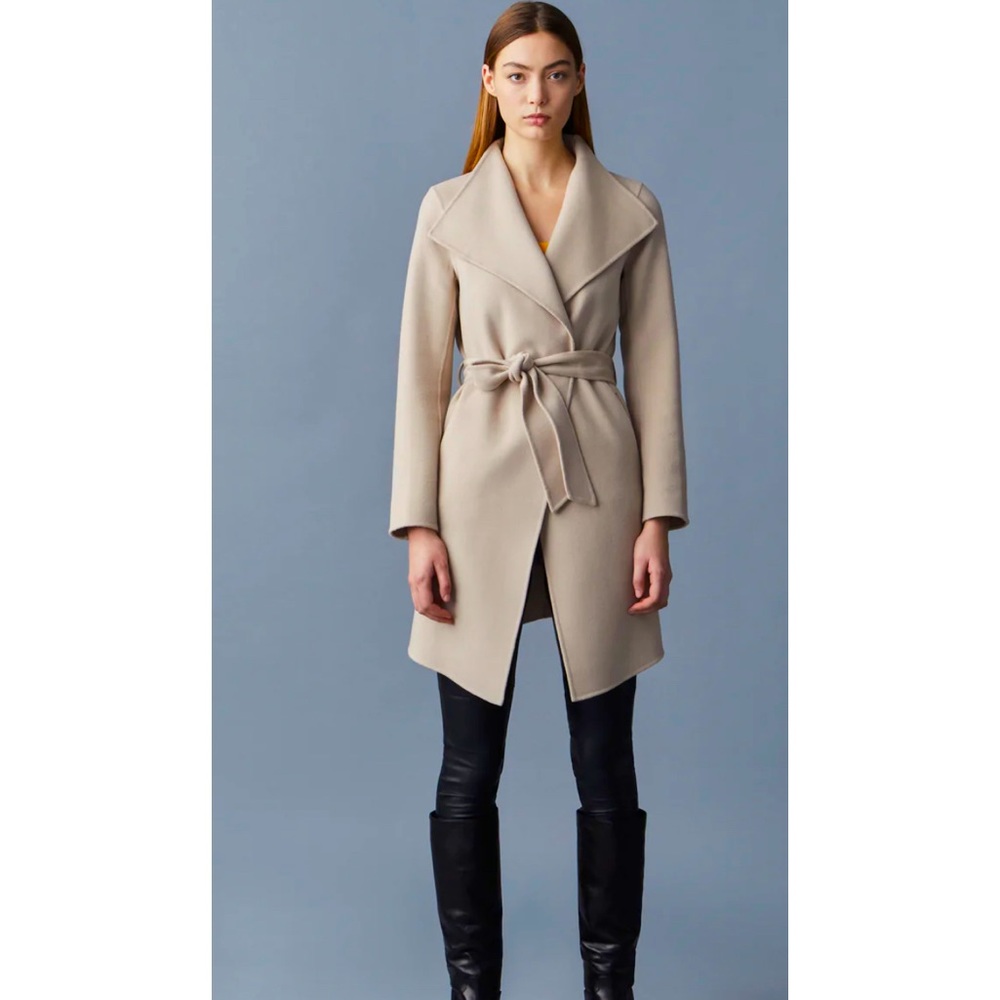 Mackage Beige Wrap Coat